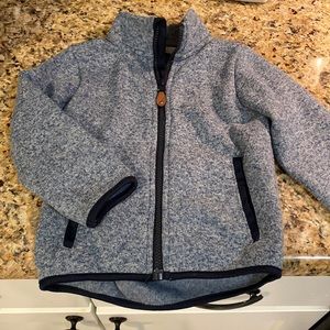 H&M Toddler fleece jacket, 2-4yrs, navy blue excellent condition
